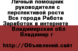 Личный помощник руководителя с перспективой роста - Все города Работа » Заработок в интернете   . Владимирская обл.,Владимир г.